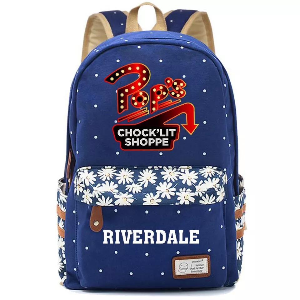 Riverdale Canvas Travel Backpack School Bag