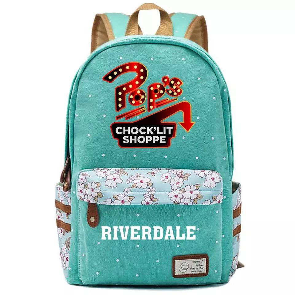 Riverdale Canvas Travel Backpack School Bag