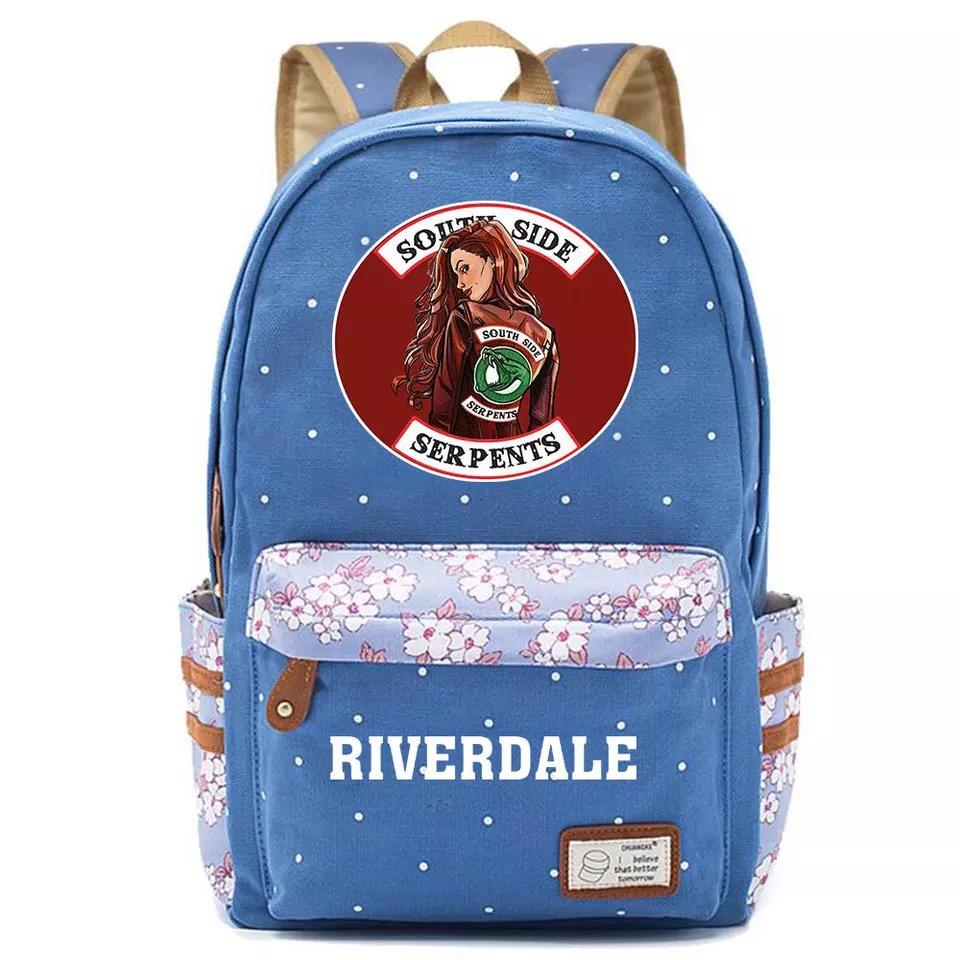 Riverdale Canvas Travel Backpack School Bag