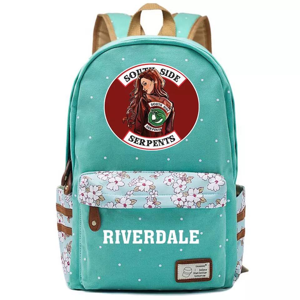 Riverdale Canvas Travel Backpack School Bag