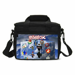 Roblox Portable Lunch Box School Tote Storage Picnic Bag