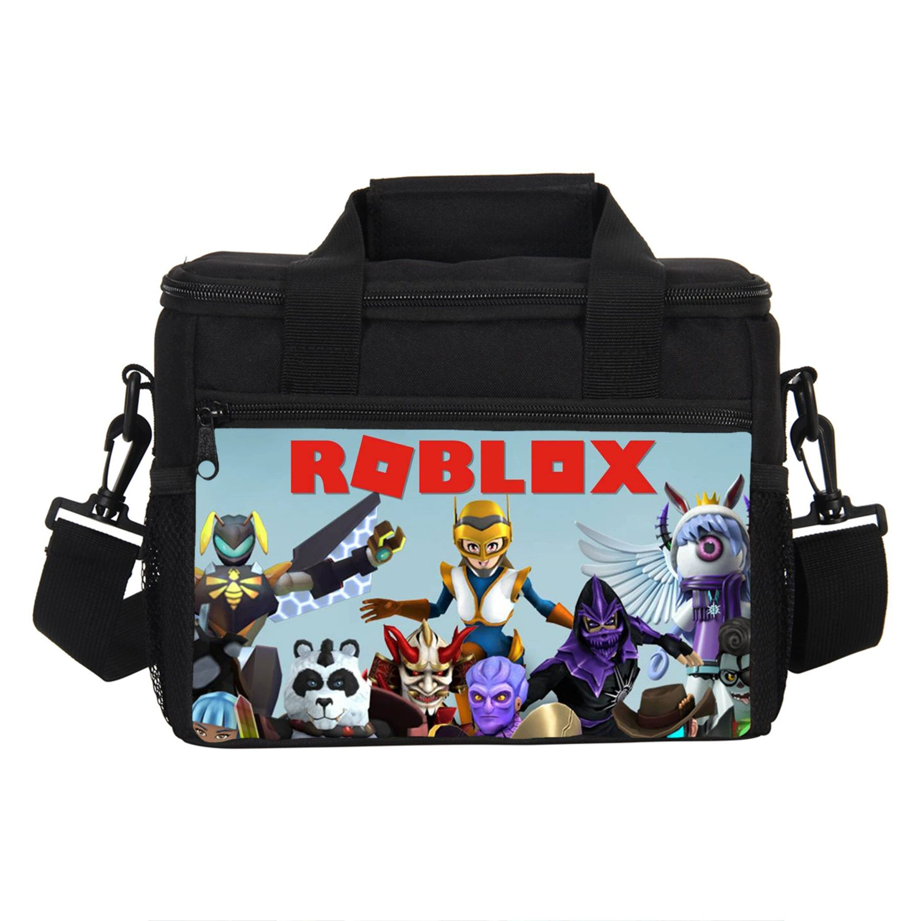 Roblox Portable Lunch Box School Tote Storage Picnic Bag