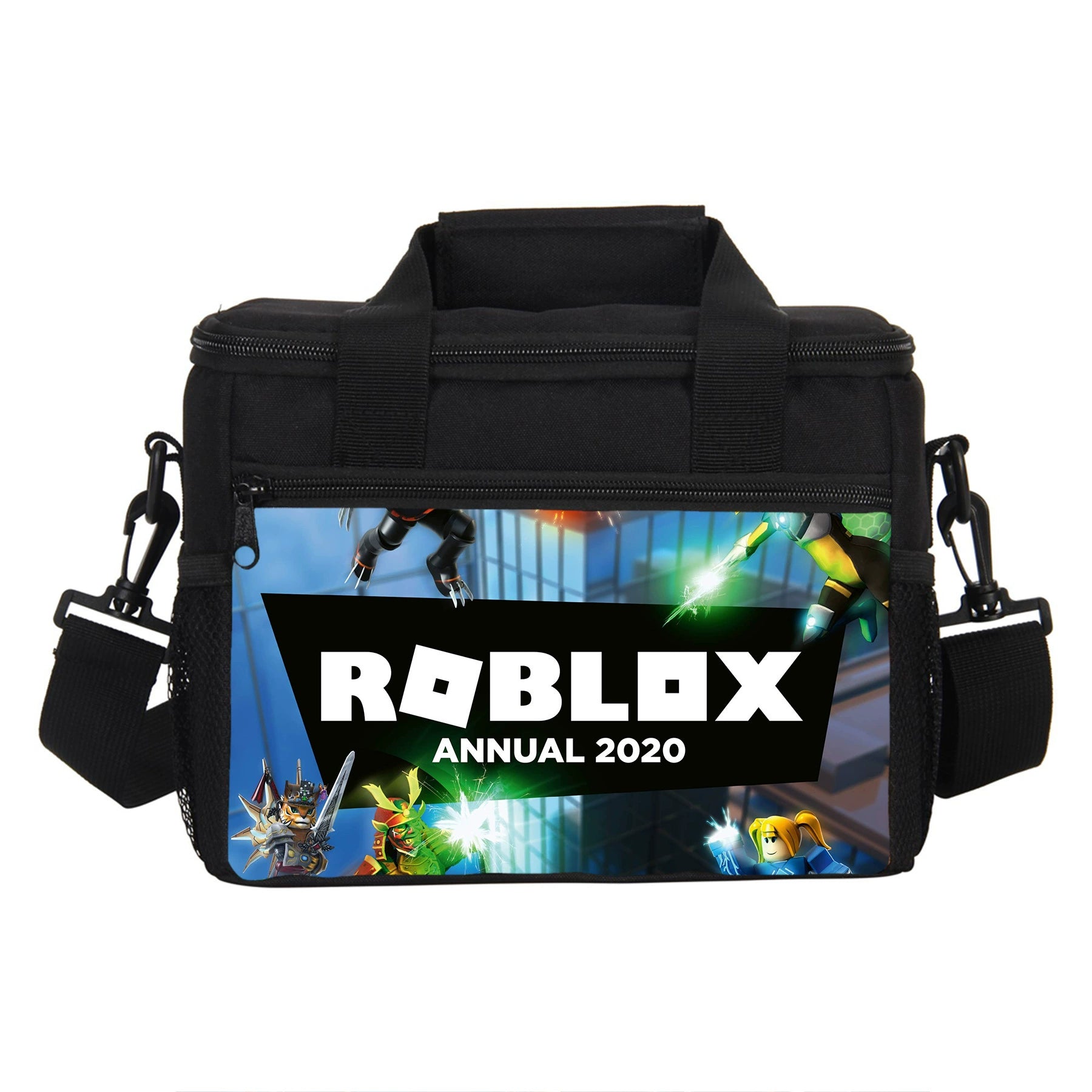 Roblox Portable Lunch Box School Tote Storage Picnic Bag