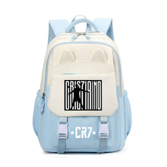 Ronaldo Football CR7 Waterproof Backpacks Kids School Bags Teenagers Backpack