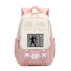 Ronaldo Football CR7 Waterproof Backpacks Kids School Bags Teenagers Backpack