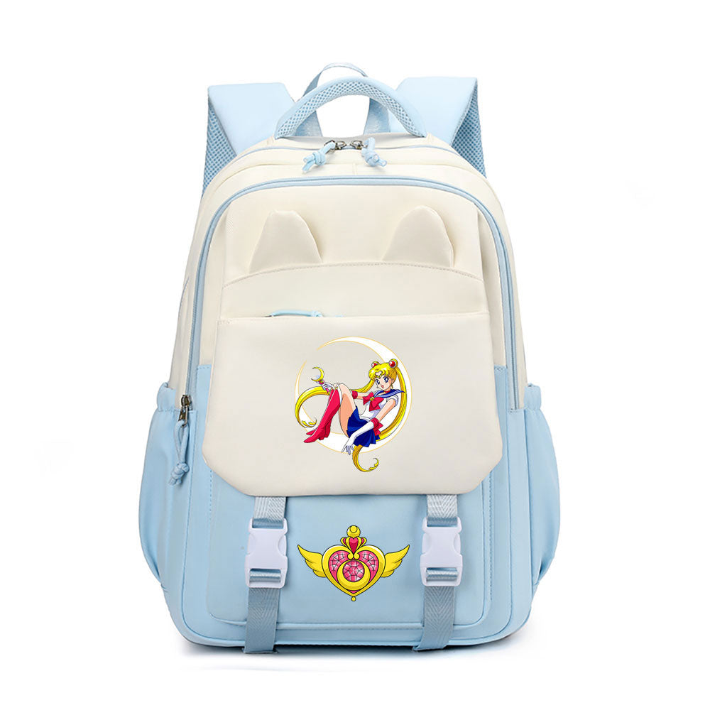 Sailor Moon Waterproof Backpacks Kids School Bags Teenagers Backpack