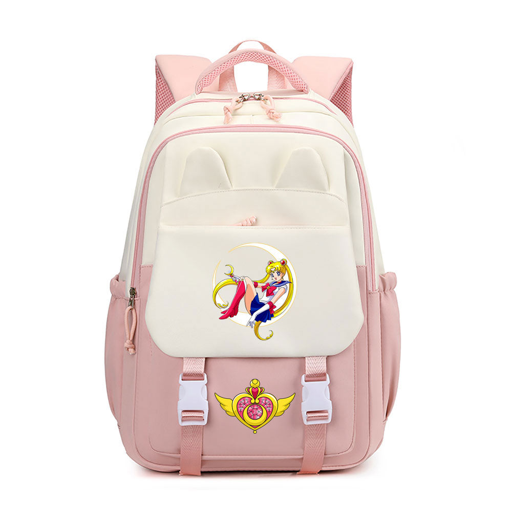 Sailor Moon Waterproof Backpacks Kids School Bags Teenagers Backpack