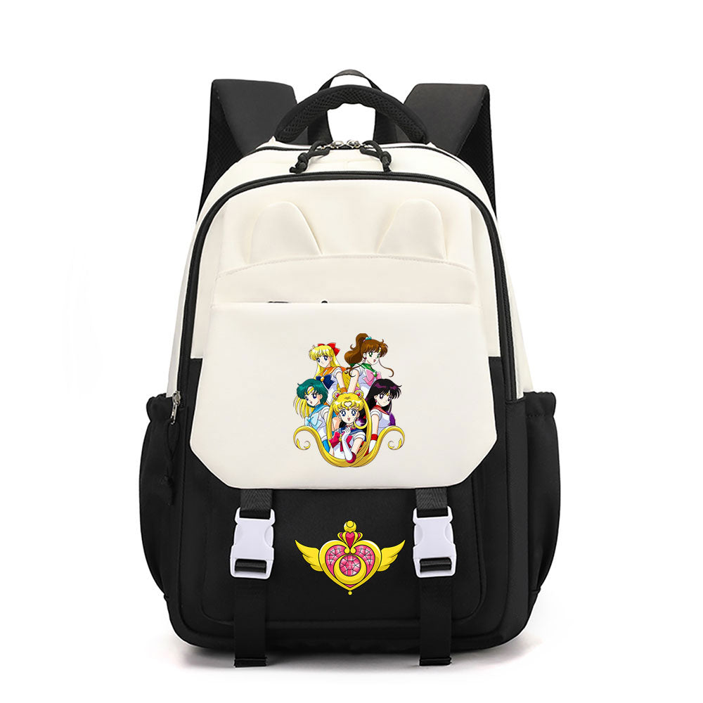 Sailor Moon Waterproof Backpacks Kids School Bags Teenagers Backpack
