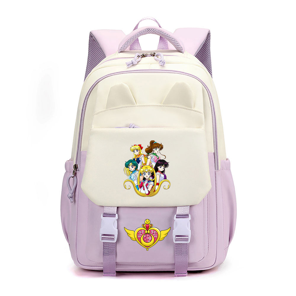 Sailor Moon Waterproof Backpacks Kids School Bags Teenagers Backpack