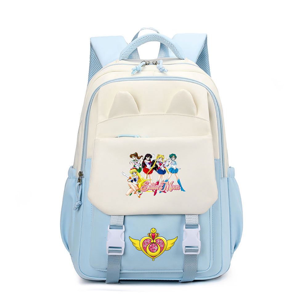 Sailor Moon Waterproof Backpacks Kids School Bags Teenagers Backpack