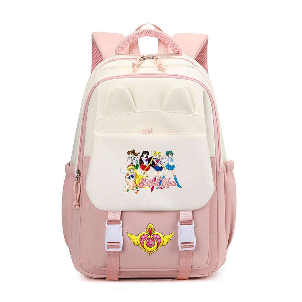 Sailor Moon Waterproof Backpacks Kids School Bags Teenagers Backpack