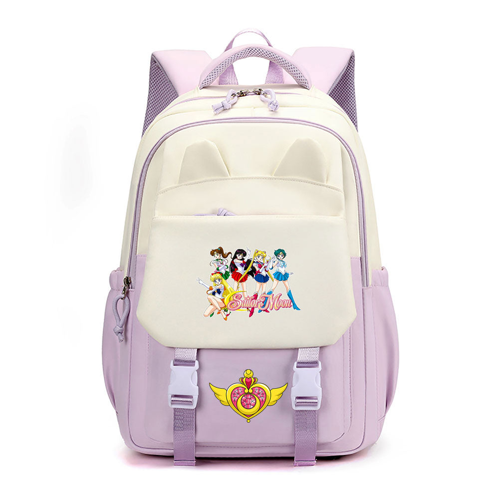 Sailor Moon Waterproof Backpacks Kids School Bags Teenagers Backpack