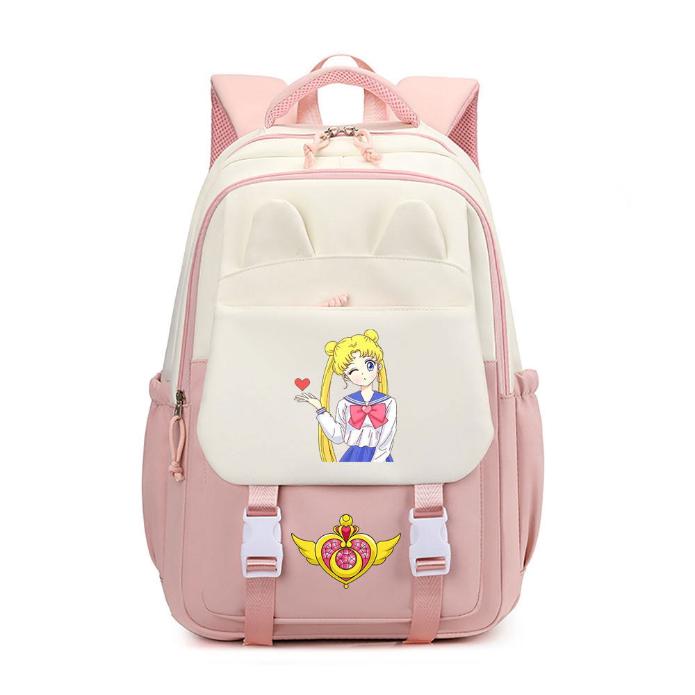 Sailor Moon Waterproof Backpacks Kids School Bags Teenagers Backpack