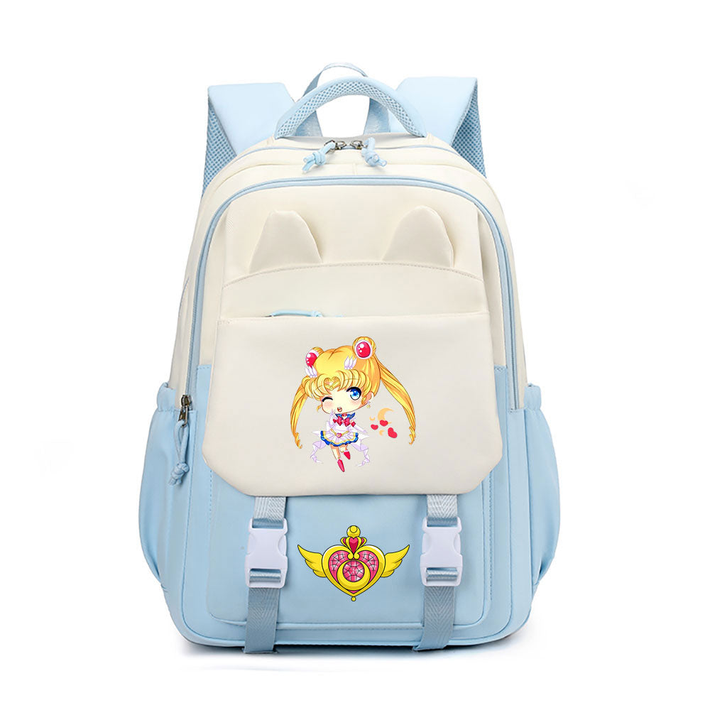 Sailor Moon Waterproof Backpacks Kids School Bags Teenagers Backpack