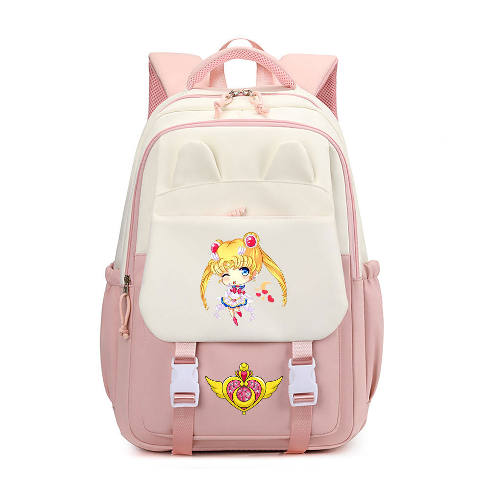 Sailor Moon Waterproof Backpacks Kids School Bags Teenagers Backpack