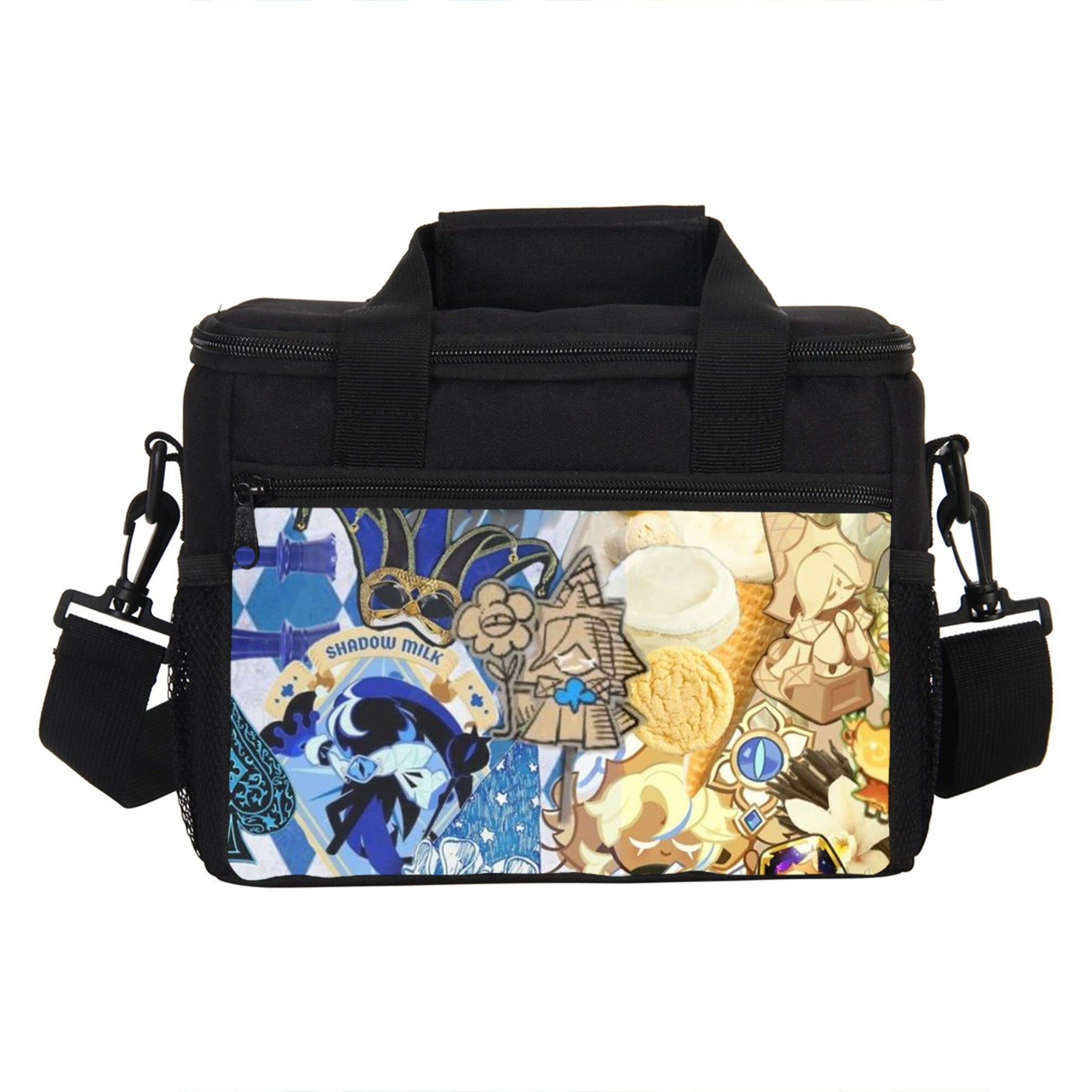 Shadow MilkCookie Portable Lunch Box School Tote Storage Picnic Bag
