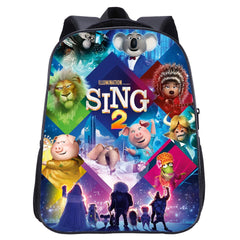 Sing 2 Backpack School Sports Bag for Kids Boy Girl