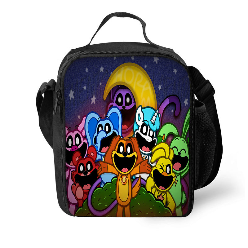 Smiling Critters Lunch Box Bag Lunch Tote For Kids