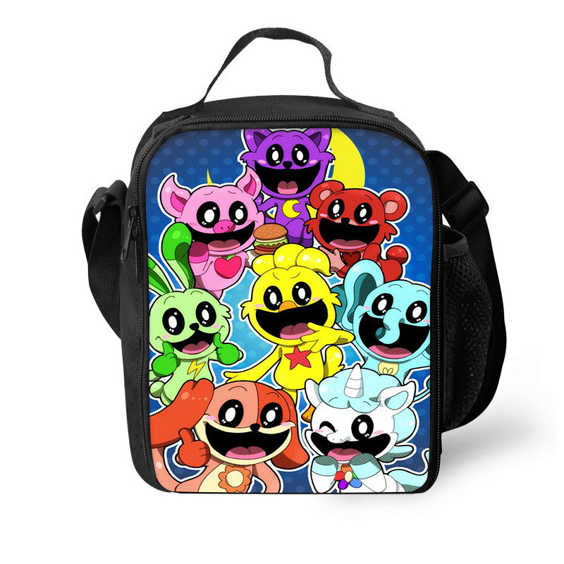 Smiling Critters Lunch Box Bag Lunch Tote For Kids