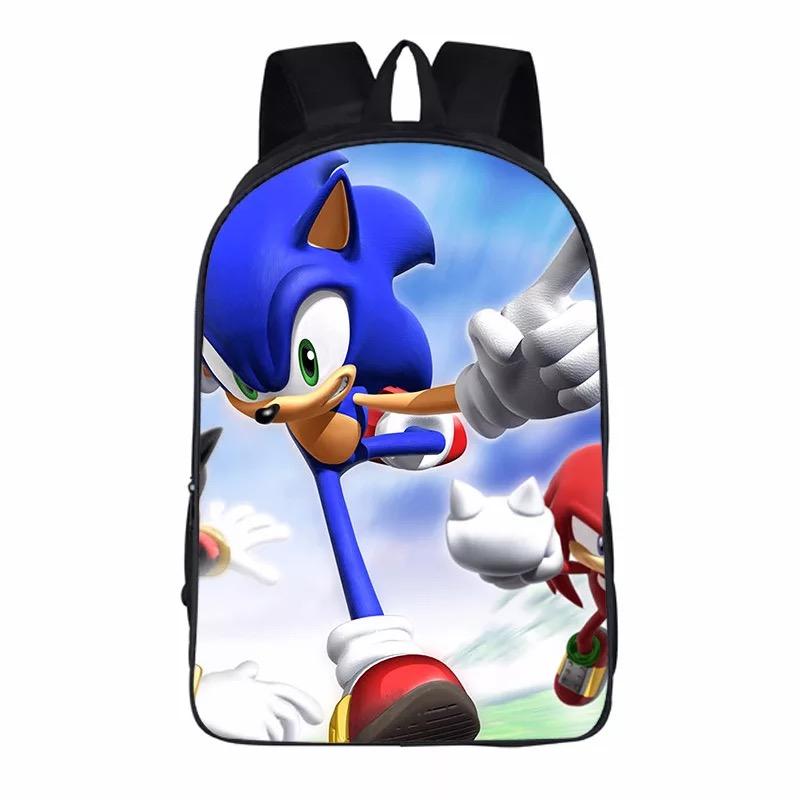 The Hedgehog Cosplay Backpack School Notebook Bag