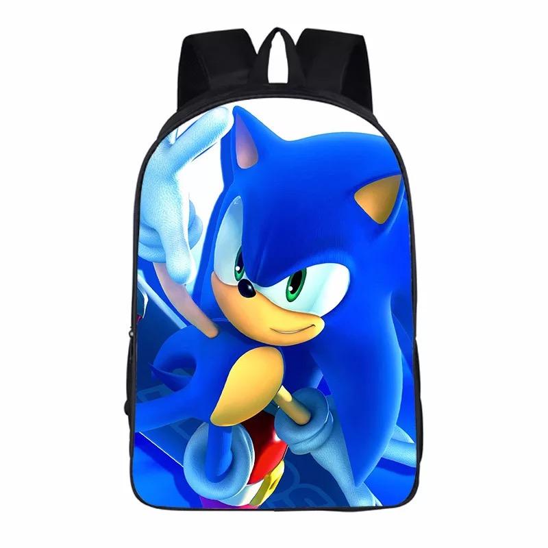 The Hedgehog Cosplay Backpack School Notebook Bag
