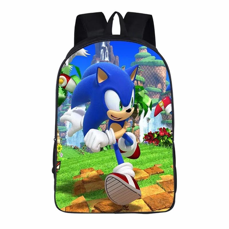 The Hedgehog Cosplay Backpack School Notebook Bag