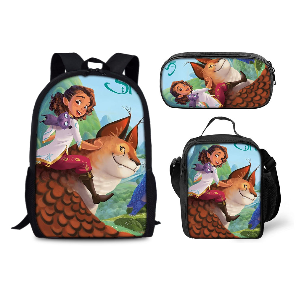 Spellbound Schoolbag Backpack Lunch Bag Pencil Case 3pcs Set Gift for Kids Students
