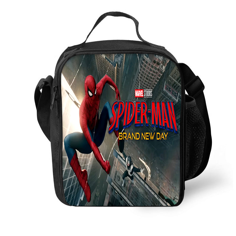 Spider Man Brand New Day Lunch Bag for Boy Kids Thermos Cooler Adults Tote Food Lunch Box
