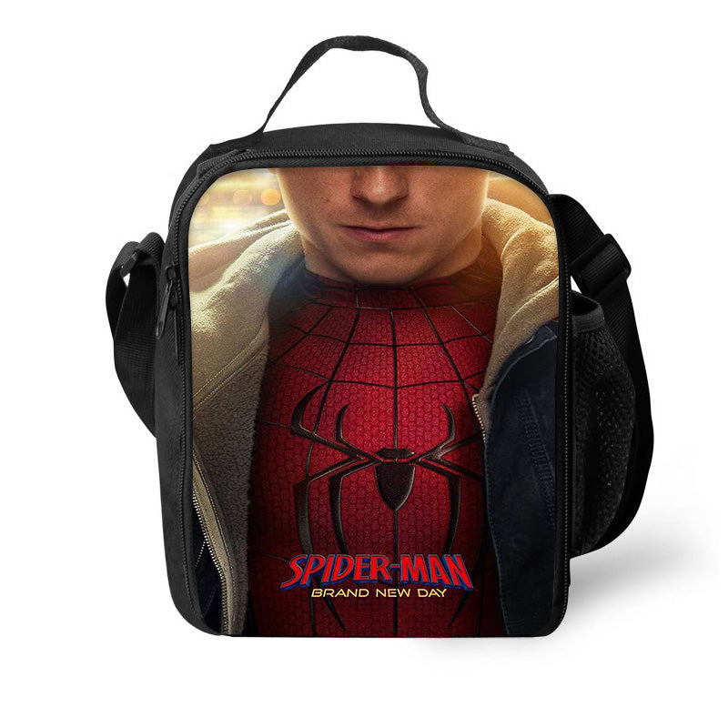 Spider Man Brand New Day Lunch Bag for Boy Kids Thermos Cooler Adults Tote Food Lunch Box