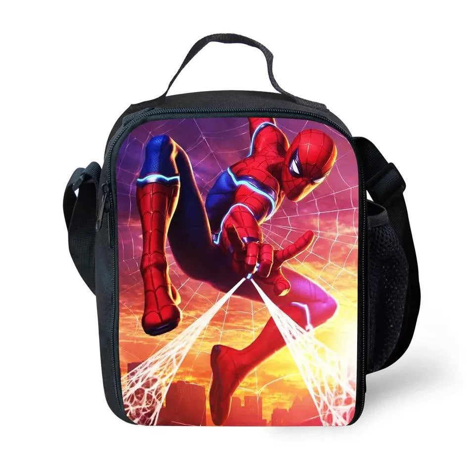Spider Man Far From Home Lunch Box Bag Lunch Tote For Kids