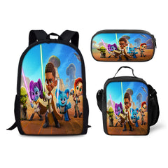 Star Wars Young Jedi Adventures Schoolbag Backpack Lunch Bag Pencil Case 3pcs Set Gift for Kids Students