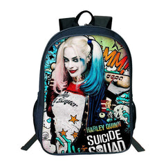 Suicide Squad Harley Quinn Backpack School Sports Bag