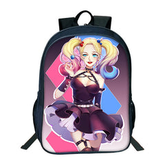 Suicide Squad Harley Quinn Backpack School Sports Bag