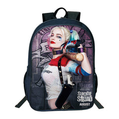 Suicide Squad Harley Quinn Backpack School Sports Bag