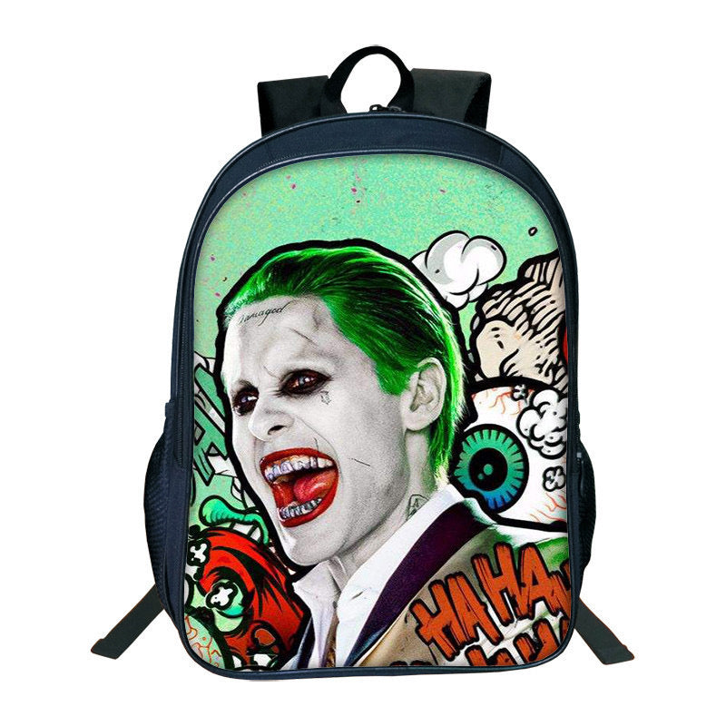 Suicide Squad Harley Quinn Backpack School Sports Bag