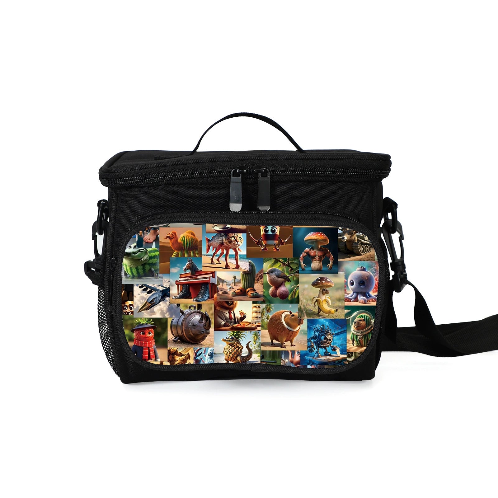TRALALERO TRALALA Portable Lunch Box School Tote Storage Picnic Bag
