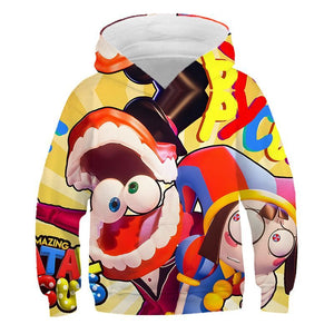 The Amazing Digital Circus Cosplay Hoodie Sweatshirt Unisex Zipper Jacket Coat