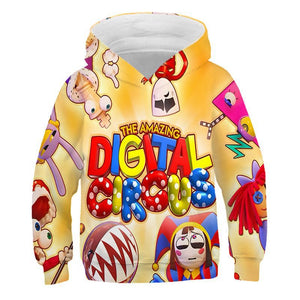 The Amazing Digital Circus Cosplay Hoodie Sweatshirt Unisex Zipper Jacket Coat