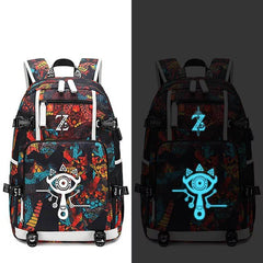 The Legend of Zelda USB Charging Backpack School NoteBook Laptop Travel Bags