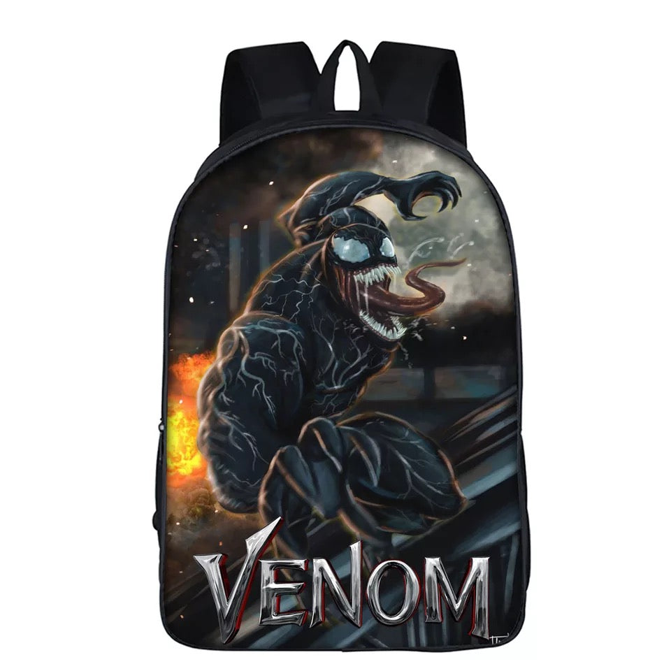 Venom Spiderman  Backpack School Sports Bag