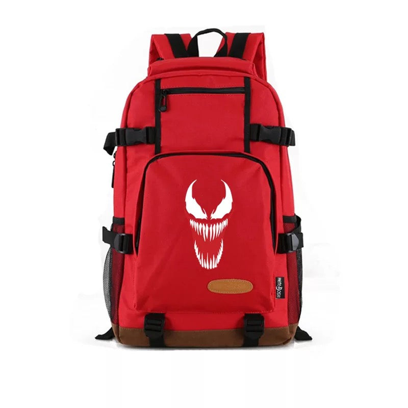 Venom School Bookbag Travel Backpack Bags