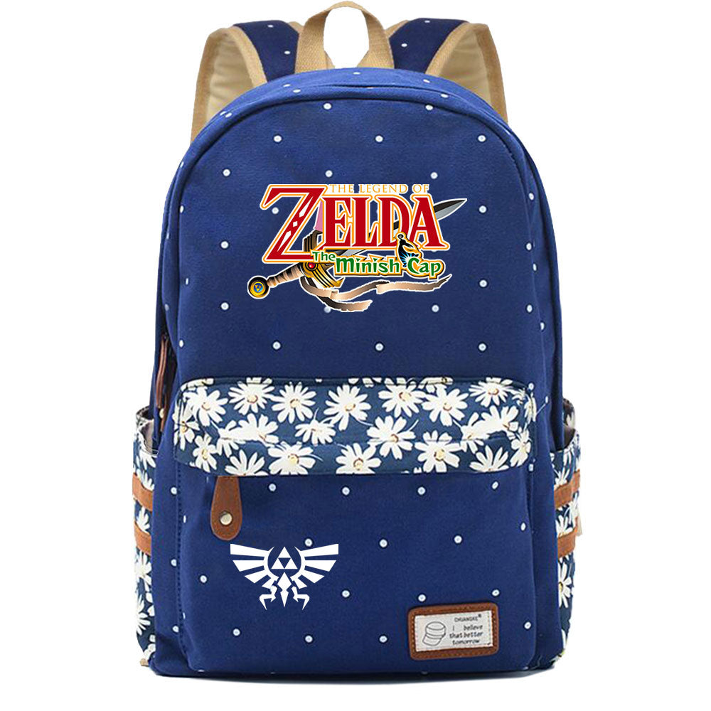 Zelda Fashion Canvas Travel Backpack School Bag