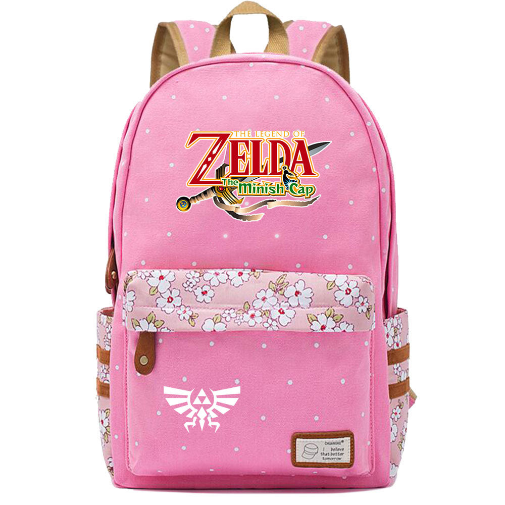 Zelda Fashion Canvas Travel Backpack School Bag