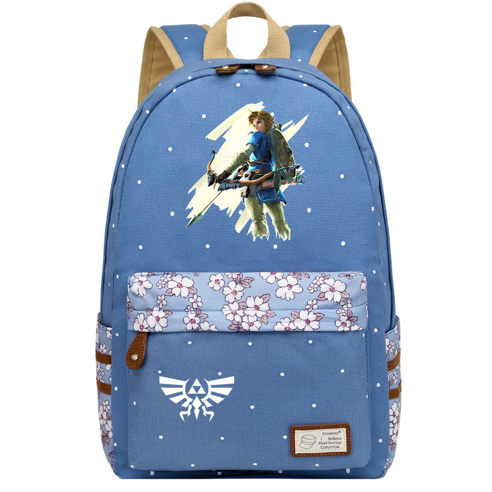 Zelda Fashion Canvas Travel Backpack School Bag