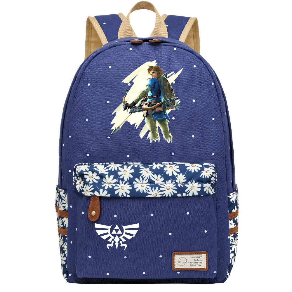 Zelda Fashion Canvas Travel Backpack School Bag