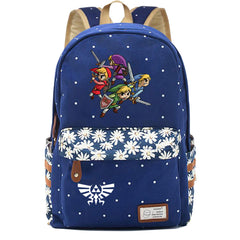 Zelda Fashion Canvas Travel Backpack School Bag