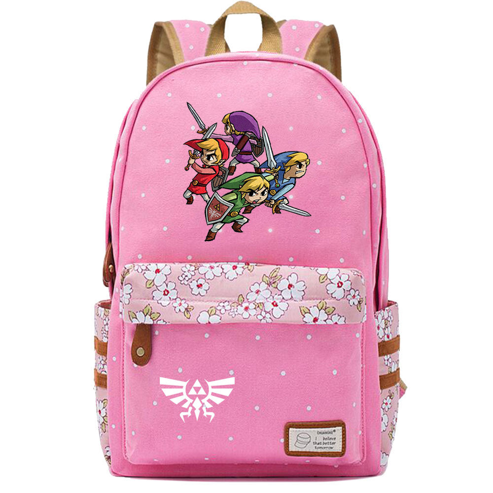 Zelda Fashion Canvas Travel Backpack School Bag