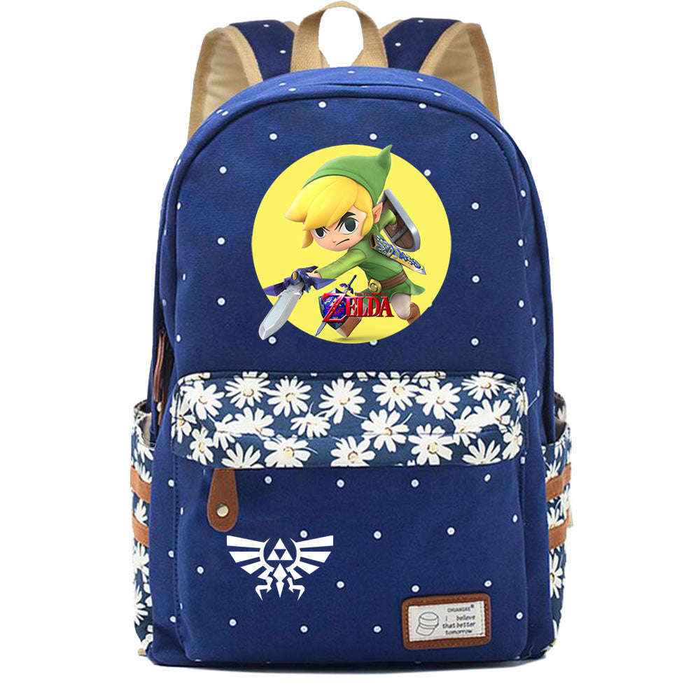 Zelda Fashion Canvas Travel Backpack School Bag