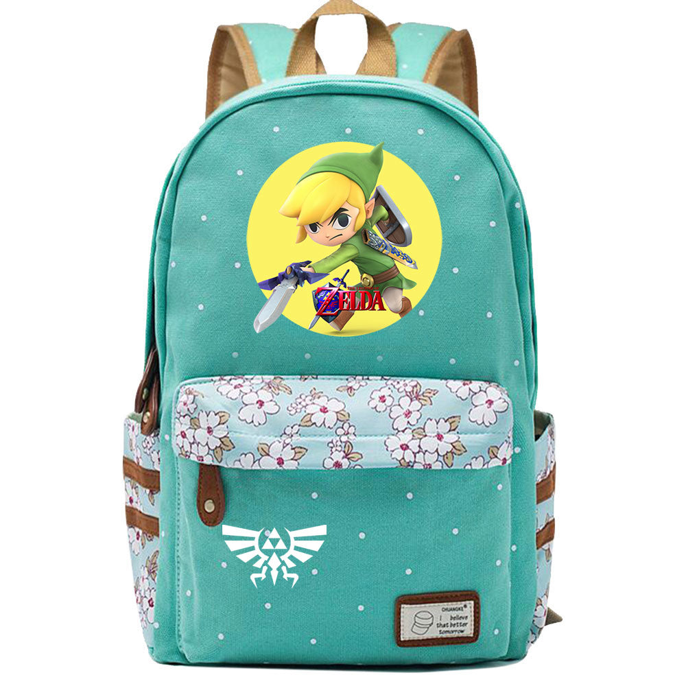 Zelda Fashion Canvas Travel Backpack School Bag