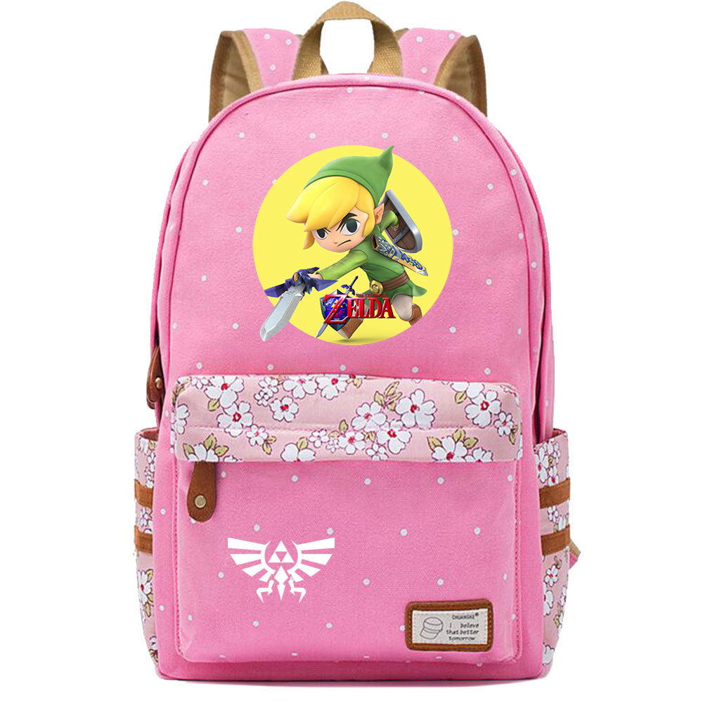 Zelda Fashion Canvas Travel Backpack School Bag